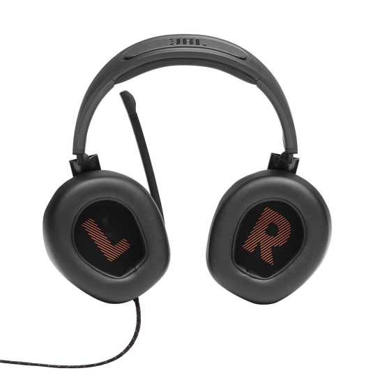JBL Quantum 200 - Black - Wired over-ear gaming headset with flip-up mic - Detailshot 9 image number null